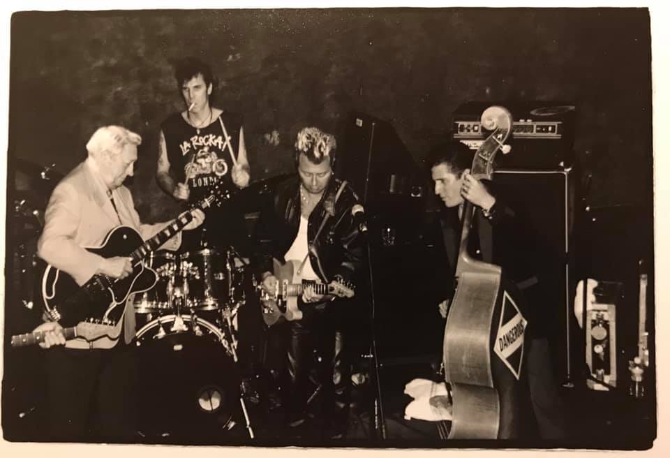 Lee Rocker, Scotty Moore, Brian Setzer, Slim Jim Phantom