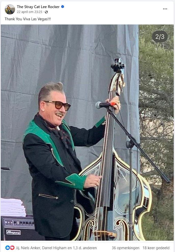 Lee Rocker at Viva Las Vegas
