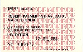 Stray Cats 12 July 1981