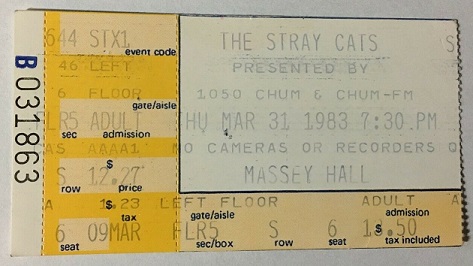 Ticket 31 March 1983