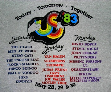 Flyer US Festival 1983
