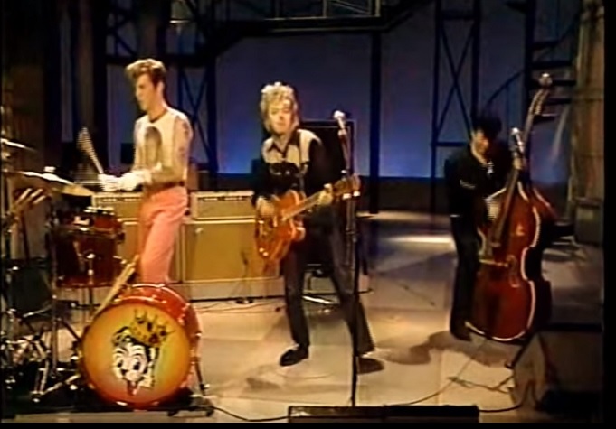 Stray Cats on Dave Letterman's Tonight Show 1989